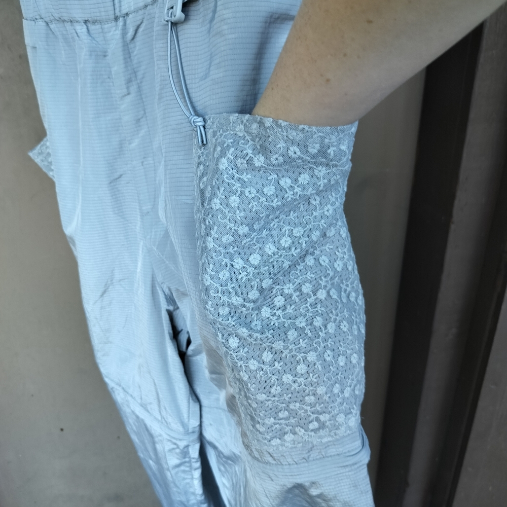 NWT Free People FP Movement Chaparral Convertible Light Blue Cargo Overalls - Picture 8 of 14